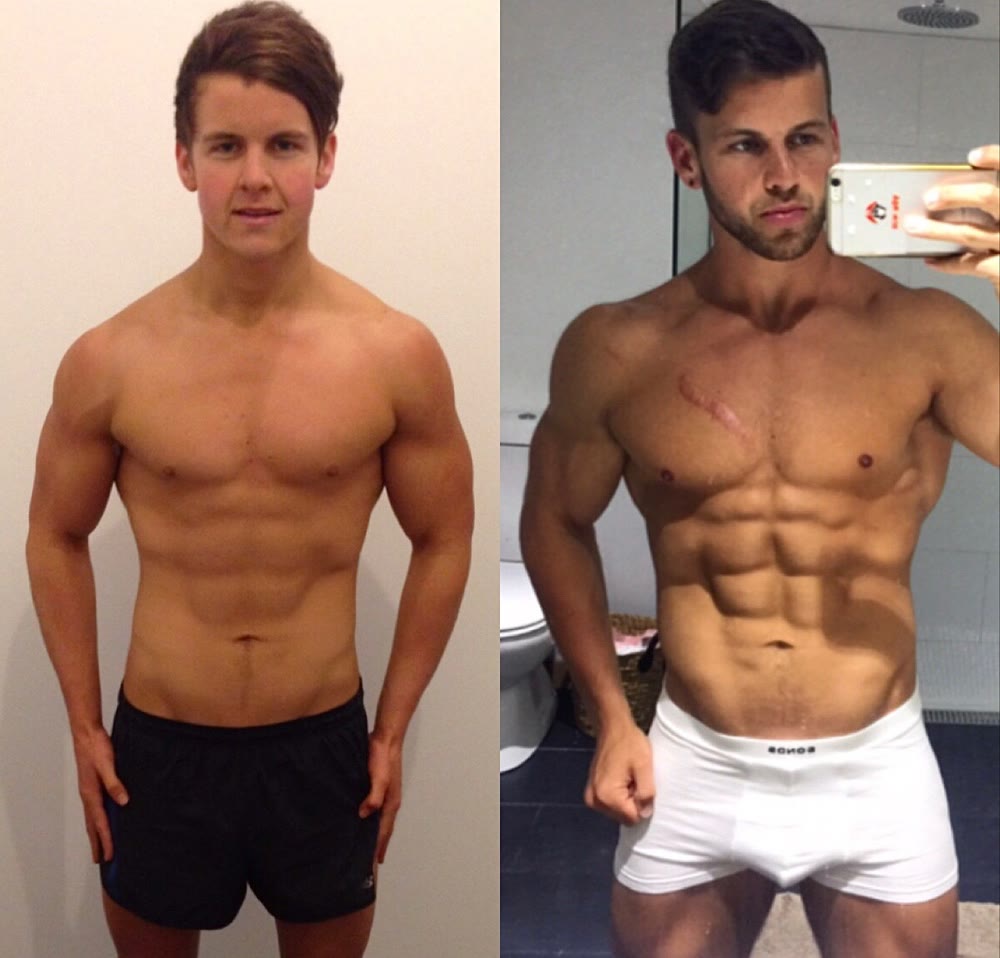 Client transformation, Muscle Building program