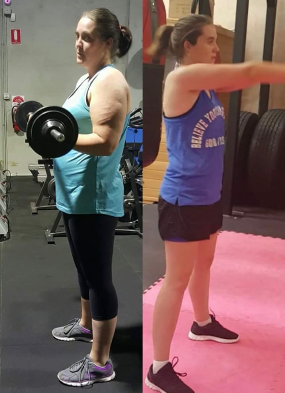 Client transformation, Fat Loss program